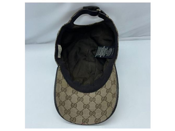 Cappellino da baseball Gucci GG Canvas Marrone - vista 5