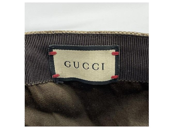 Cappellino da baseball Gucci GG Canvas Marrone - vista 6