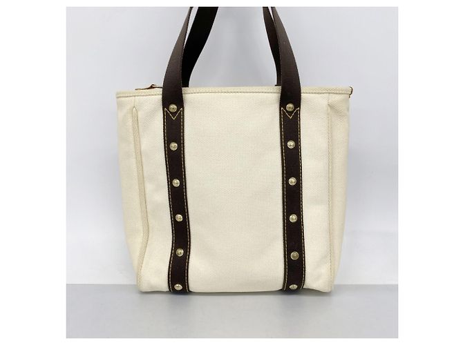 Borsa Tote Louis Vuitton Antigua Cabas MM Crudo - vista 10