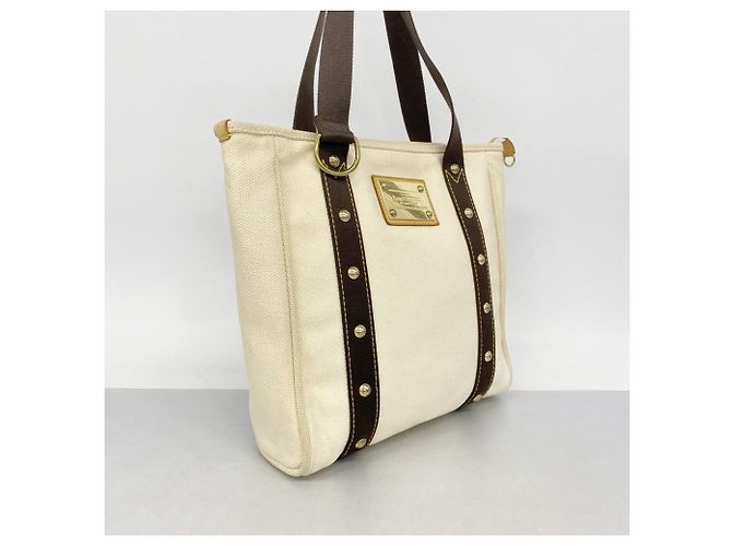 Borsa Tote Louis Vuitton Antigua Cabas MM Crudo - vista 2