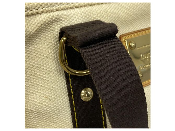 Borsa Tote Louis Vuitton Antigua Cabas MM Crudo - vista 8