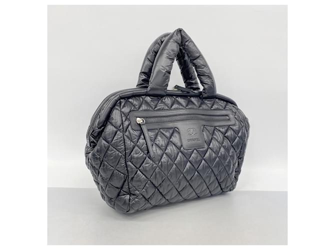 Borsa Chanel Coco Cocoon Nylon Nero - vista 2