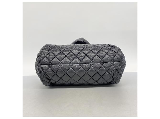 Borsa Chanel Coco Cocoon Nylon Nero - vista 3