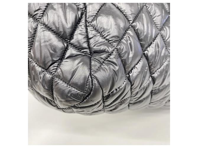 Borsa Chanel Coco Cocoon Nylon Nero - vista 7