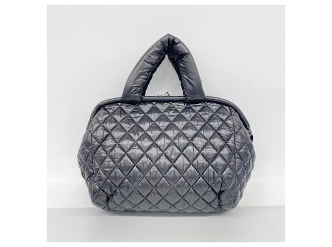 Borsa Chanel Coco Cocoon Nylon Nero - vista 9