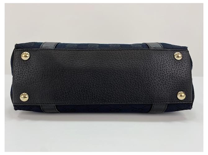 Borsa Gucci GG Canvas Blu navy - vista 6