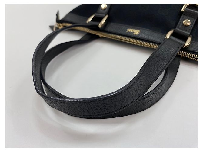Borsa Gucci GG Canvas Blu navy - vista 9