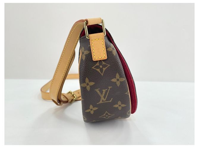 Borsa a Spalla Louis Vuitton Monogram Tambourin Marrone - vista 4