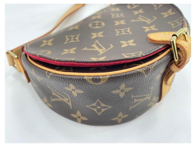 Borsa a Spalla Louis Vuitton Monogram Tambourin Marrone - vista 7