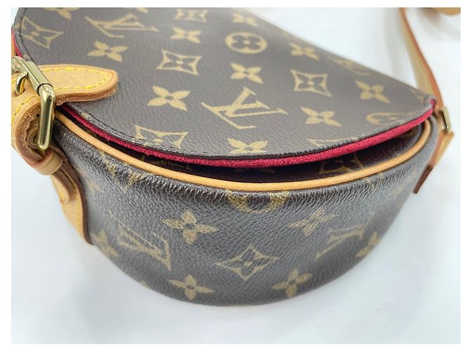 Borsa a Spalla Louis Vuitton Monogram Tambourin Marrone - vista 8