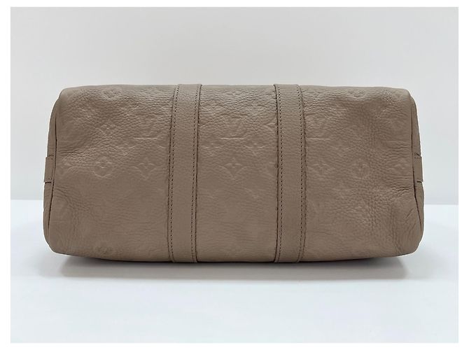Louis Vuitton Keepall Bandoulière 35 Boston Bag Beige - vista 7
