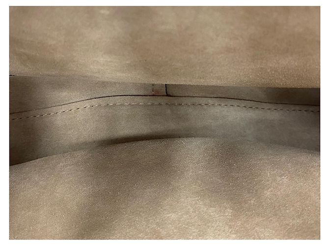 Borsa a mano in pelle Loewe Gate Beige - vista 11