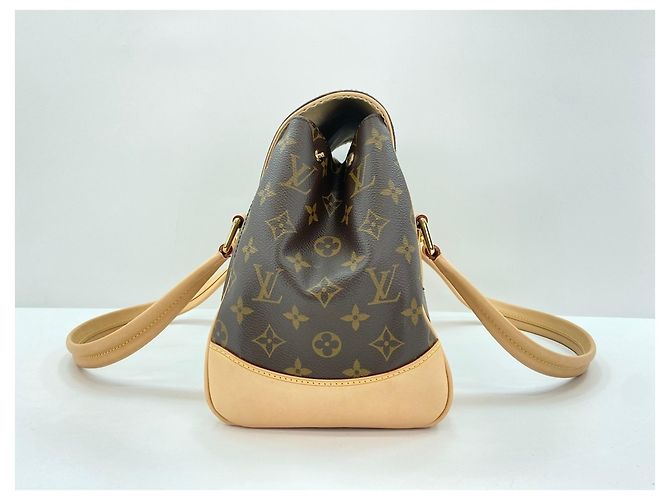Borsa Louis Vuitton Monogram Beverly GM Marrone - vista 4