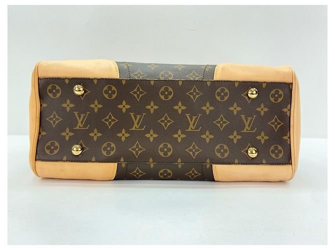 Borsa Louis Vuitton Monogram Beverly GM Marrone - vista 7
