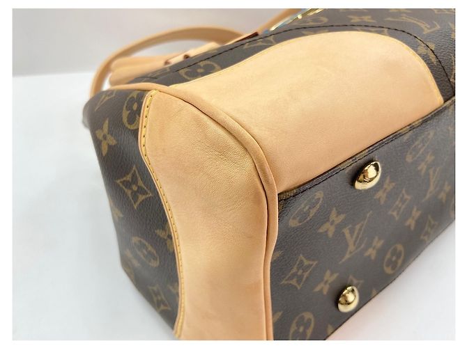 Borsa Louis Vuitton Monogram Beverly GM Marrone - vista 8