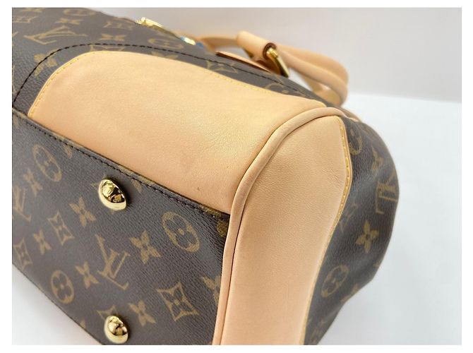 Borsa Louis Vuitton Monogram Beverly GM Marrone - vista 9