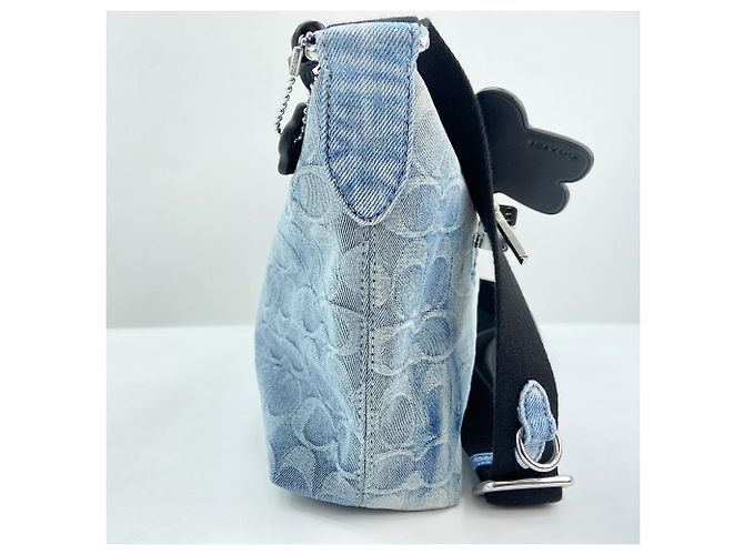 Borsa a Spalla Coach Finn Blu - vista 3