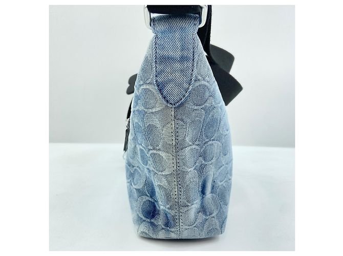 Borsa a Spalla Coach Finn Blu - vista 4