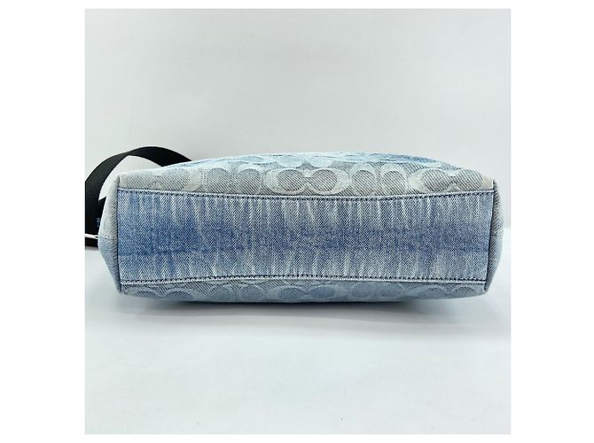 Borsa a Spalla Coach Finn Blu - vista 5