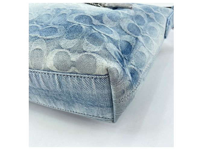 Borsa a Spalla Coach Finn Blu - vista 6