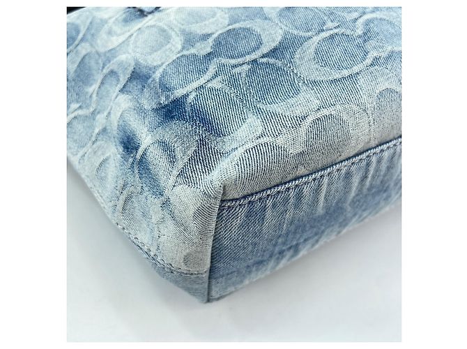 Borsa a Spalla Coach Finn Blu - vista 7