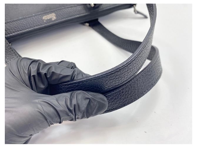 Borsa Tote in Nylon Nero Gucci - vista 10