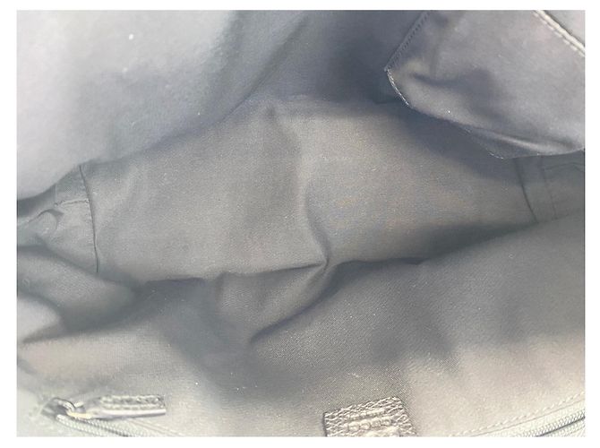 Borsa Tote in Nylon Nero Gucci - vista 12