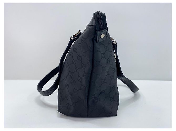 Borsa Tote in Nylon Nero Gucci - vista 5