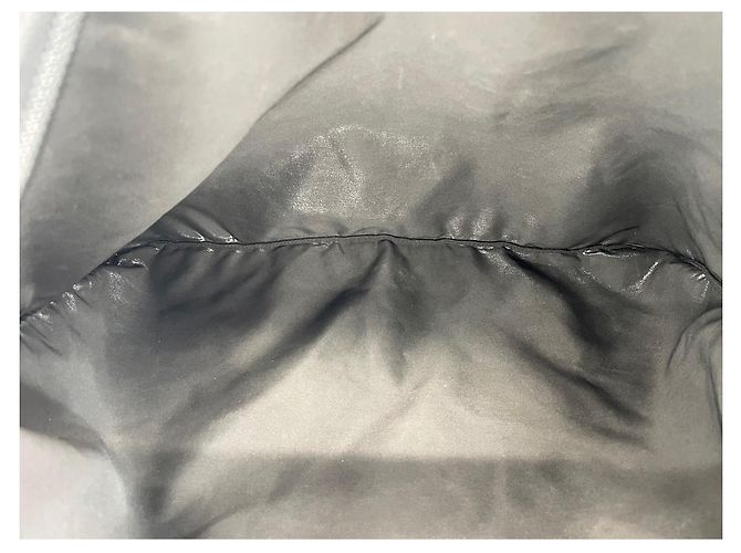 Borsa a tracolla in nylon nero Prada - vista 10