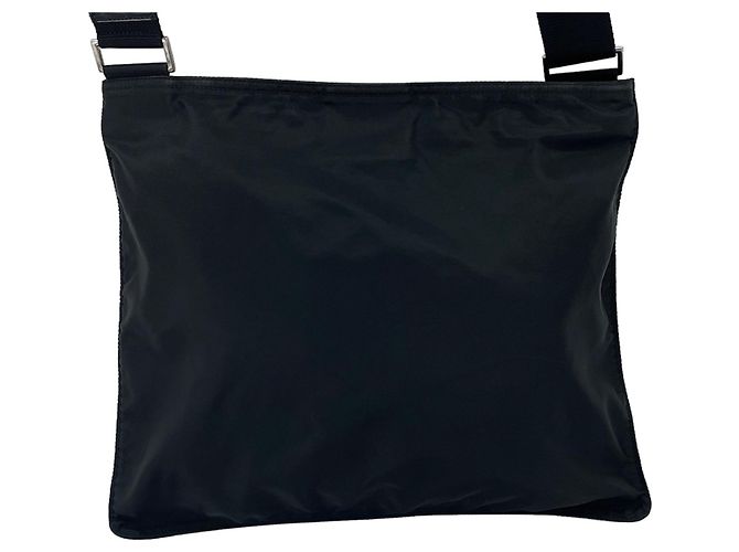 Borsa a tracolla in nylon nero Prada - vista 2