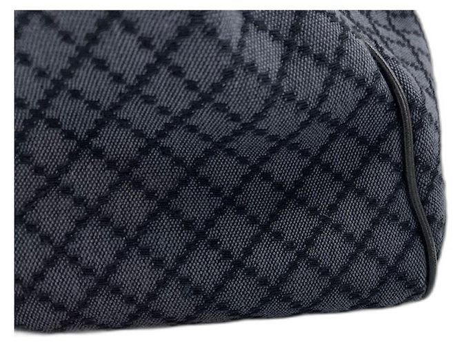 Borsa Gucci Canvas Crest blu navy - vista 4