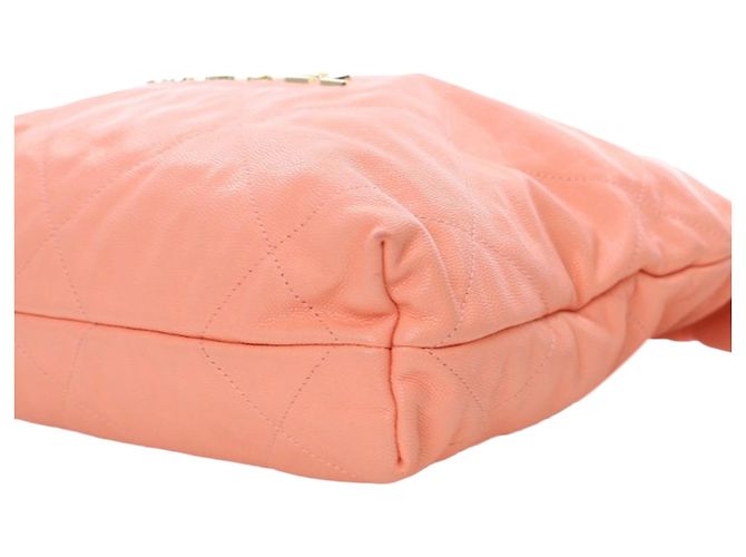 Borsa Chanel Pink Small Quilted Caviar 22 Rosa - vista 10