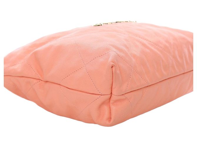 Borsa Chanel Pink Small Quilted Caviar 22 Rosa - vista 11