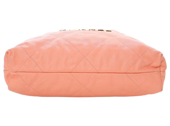 Borsa Chanel Pink Small Quilted Caviar 22 Rosa - vista 5