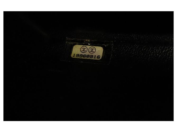 Chanel Black CC Quilted Lambskin Flap Clutch with Chain - view 6