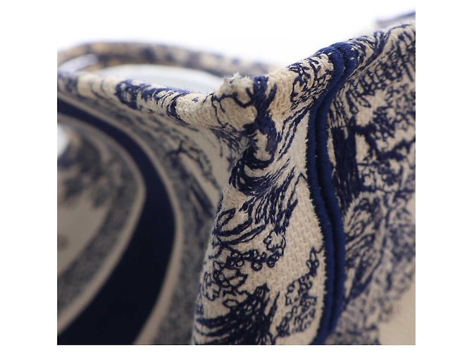 Dioriviera Book Tote aus bestickter Canvas Dior Blue Medium Blau Marineblau - Ansicht 14