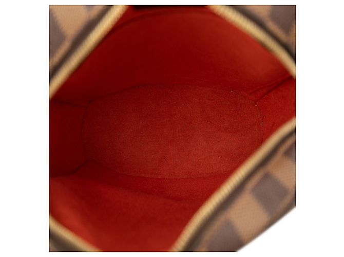 Louis Vuitton Marrone Damier Ebene Ipanema PM - vista 4