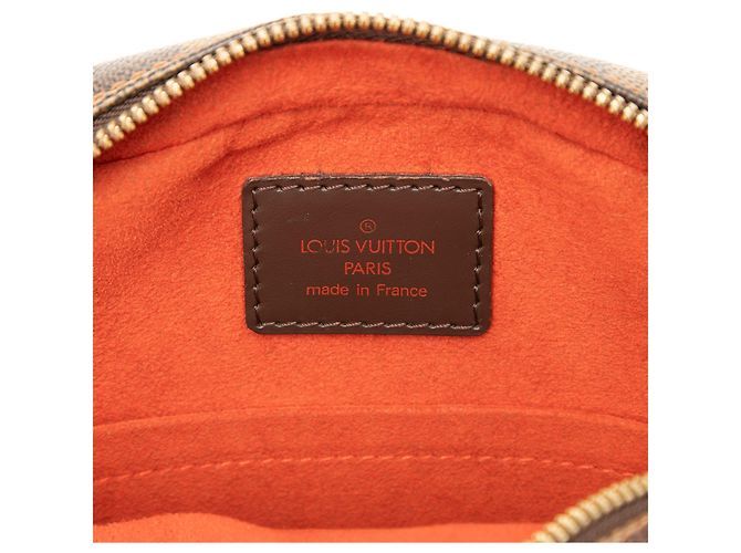 Louis Vuitton Marrone Damier Ebene Ipanema PM - vista 5