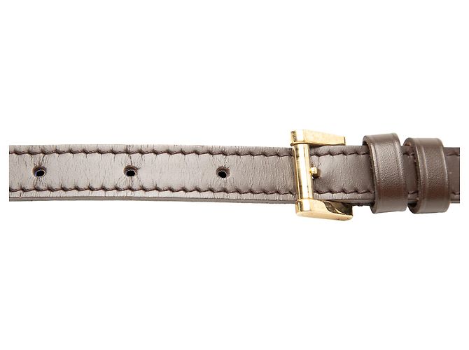 Louis Vuitton Marrone Damier Ebene Ipanema PM - vista 7