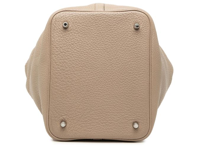 Hermès Picotin Lock 18 in Clemence Beige - vista 3
