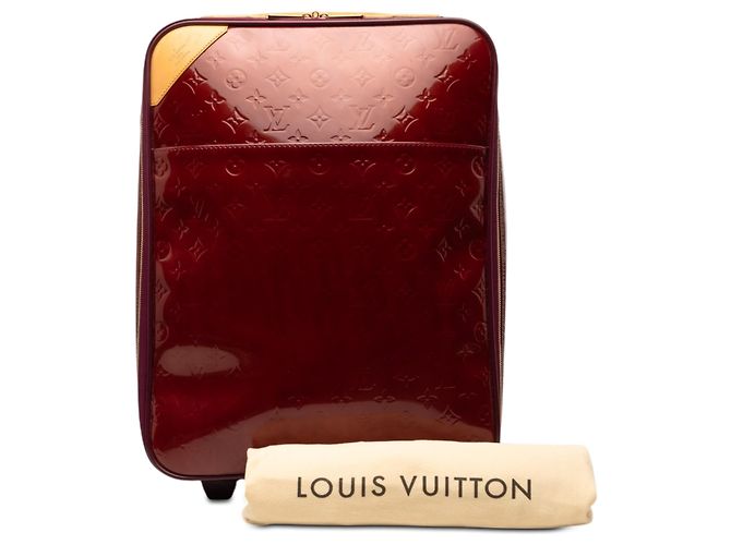 Louis Vuitton Rosso Monogram Vernis Pegase 45 - vista 9
