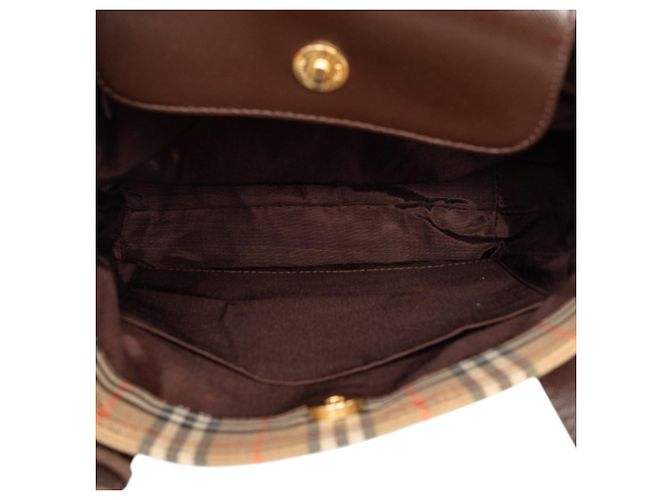 Tote de lona Burberry Beige Haymarket Check - vista 4