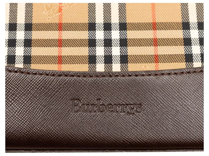 Tote de lona Burberry Beige Haymarket Check - vista 5