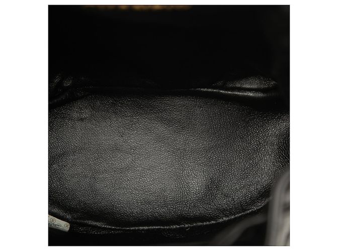 Chanel Duma Rucksack aus gestepptem schwarzem Lammleder Medium - Ansicht 4