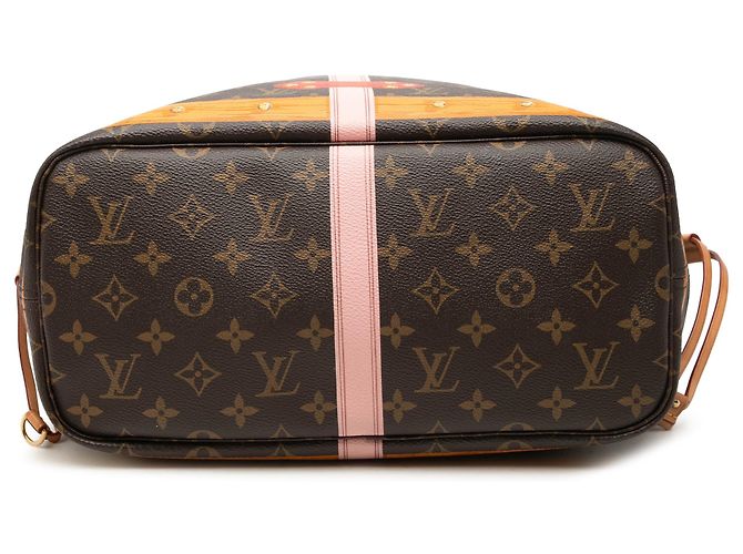 Louis Vuitton Marrone Monogram Summer Trunks Neverfull MM - vista 3