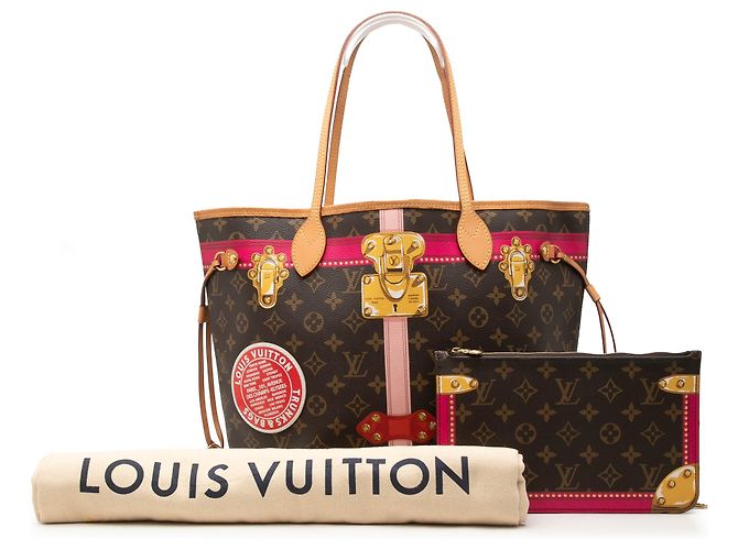 Louis Vuitton Marrone Monogram Summer Trunks Neverfull MM - vista 8