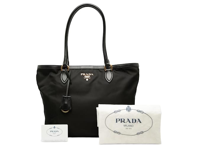 Tote Prada Black Tessuto Nero - vista 7