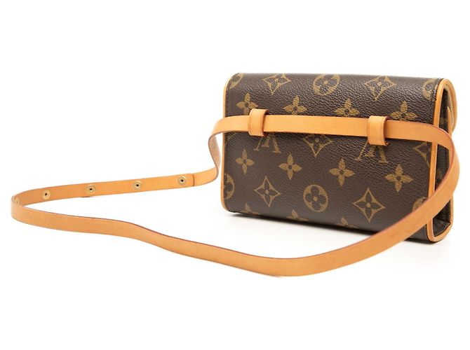 Pochette Florentine Louis Vuitton Marrone Monogram - vista 2
