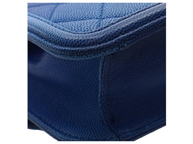 Chanel Blue Small Quilted Caviar Sunset On The Sea Flap - vista 12