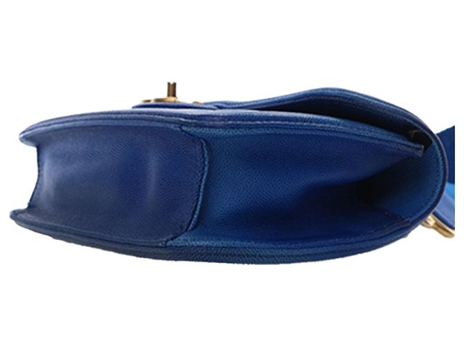 Chanel Blue Small Quilted Caviar Sunset On The Sea Flap - vista 13